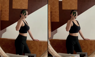 Phan Như Thảo khoe clip tập giữ dáng nhưng nhận ngay lời 'khịa' từ ông xã