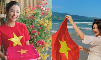 Hôm qua sao làm gì (2/9): Hoa hậu Ngọc Hân, Phương Khánh cùng loạt sao mừng ngày Quốc khánh 