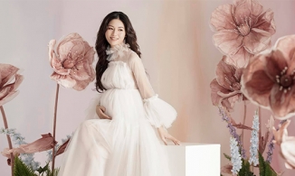 Á hậu Thanh Tú tung ảnh bầu đẹp xuất sắc trước ngày lâm bồn