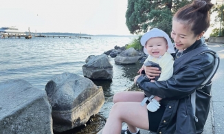 Giống Hòa Minzy, An Nguy chịu cảnh hói đầu vì 'tóc rụng một nùi' sau sinh