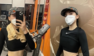 Hoa hậu Kỳ Duyên giảm 5 kg/tháng, tự tin khoe cơ bụng săn chắc