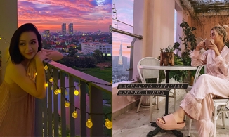 Sao Việt thi nhau check-in với hoàng hôn đỏ tím tráng lệ của Sài Gòn 