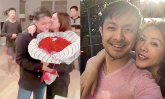 Chồng kém 10 tuổi mừng sinh nhật Hoa hậu Thu Hoài: 'Cuộc sống anh không bao giờ chán khi có em'