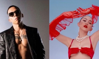 Tóc Tiên đắc ý khi thấy ông xã Hoàng Touliver lên tạp chí khoe ngực trần