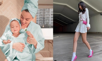 Hôm qua sao làm gì (3/11): Phí Phương Anh diện đồ hồng rực rỡ, Hà Hồ sang chảnh bên hai con