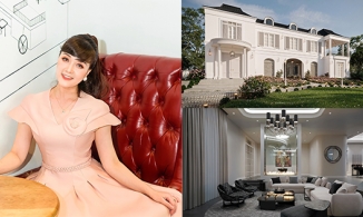 Vân Dung tự hào khoe biệt thự ngoại ô 250m2, sang trọng từng ngóc ngách, có cả sân khấu, bể bơi