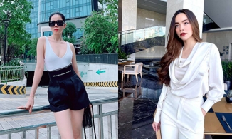 Hôm qua sao làm gì (10/11): Lệ Quyên khoe sắc trên phố, Hồ Ngọc Hà ra dáng doanh nhân quyền lực