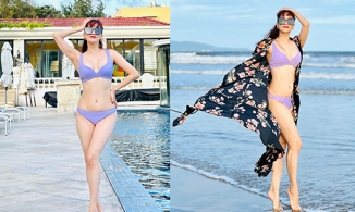 Vóc dáng 'nghẹt thở' của Khánh Thi U40 sau 2 lần sinh con cho chồng trẻ