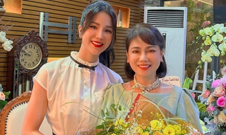 Hậu ồn ào hôn nhân, Diệp Lâm Anh tổ chức sinh nhật cho mẹ chồng