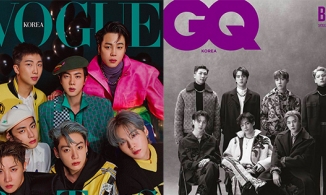 BTS trở thành nhóm nhạc đầu tiên được góp mặt trong số khai niên của tạp chí Vogue và GQ Korea