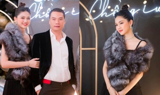 Á hậu Thanh Tú làm sinh nhật cho chồng đại gia nhưng chiếm trọn 'spotlight' với nhan sắc lộng lẫy