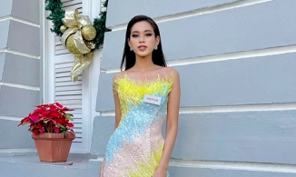 Đỗ Thị Hà trần tình về mái tóc rối khi đến thăm văn phòng chính phủ Puerto Rico 