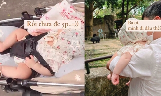 Á hậu Tường San lần đầu khoe cận ảnh chồng con, con gái nhỏ đúng chất tiểu thư