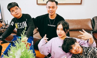 Ông bố U60 Trần Lực khoe đàn con 4 đứa, Bờm là bản sao của bố