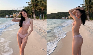 Hôm qua sao làm gì (23/1): Á hậu Phương Anh tự tin để lộ da rạn khi diện áo tắm