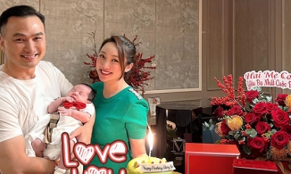 Vừa sinh nở, vợ Chi Bảo đã thức đến 12h đêm chỉ để tổ chức tiệc sinh nhật bất ngờ cho chồng