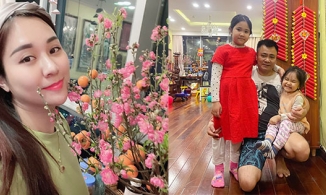 Vợ kém 12 tuổi của NSND Tự Long trang hoàng nhà cửa ấm cúng đón Tết