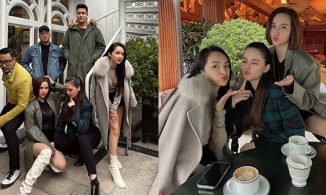 'Mẹ bỉm sữa' Phanh Lee tụ tập cùng hội bạn thân, tiết lộ dự định có thêm em bé