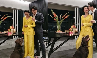 Huy Trần đón 2022 bằng bức ảnh ngọt như 'mía lùi' bên Ngô Thanh Vân