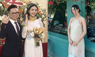 Á hậu Thúy An bất ngờ công khai bụng bầu lớn