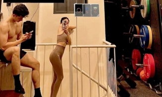 Lệ Quyên tự hào khoe tình trẻ kém 12 tuổi cởi áo tập gym