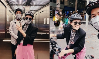 Linh Rin đạp xe dưới mưa lãng mạn như phim Hollywood cùng Phillip Nguyễn sau tin đồn kết hôn