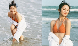 Vân Vân 'Thương ngày nắng về' hiếm hoi tung ảnh diện áo tắm, khoe vẻ đẹp tươi sáng tuổi 23