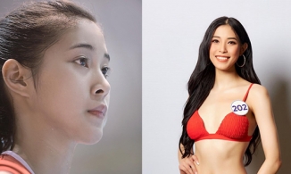 Nhan sắc 'Hoa khôi bóng chuyền' giành vé vàng từ Hà Anh tại Miss Universe Vietnam 2022