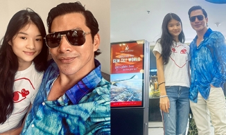 Con gái Trần Bảo Sơn càng lớn càng xinh, để mặt mộc 100% vẫn ra dáng tiểu mỹ nhân 