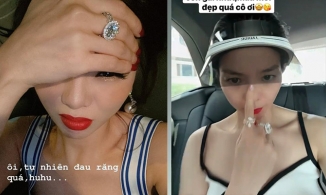 Yêu trai trẻ, Lệ Quyên vẫn có thói quen như Lý Nhã Kỳ: Buồn buồn lấy nhẫn kim cương đeo là vui