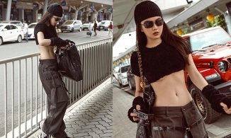 Vừa bị chê eo ngấn mỡ, Ngọc Trinh phô diễn cơ bụng 'huyền thoại'