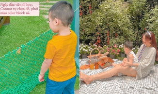 Mới 3 tuổi, con trai Lan Khuê đã bộc lộ thiên hướng chuẩn'con nhà nòi'