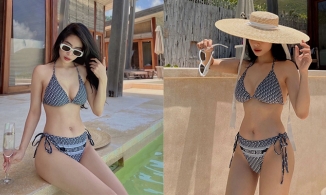 Hôm qua sao làm gì (3/5): Cháu dâu GS Văn Như Cương mặc áo tắm khoe dáng quyến rũ