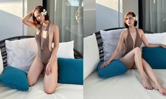 Huyền Lizzie tung ảnh áo tắm nuột nà, thân hình gái một con đẹp không tì vết