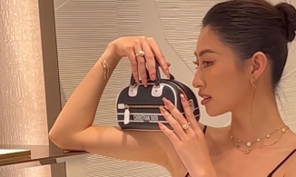Lương Thùy Linh mua 1 cái túi hiệu mà thấy 'ví hơi đau' dù là con gái Giám đốc kho bạc