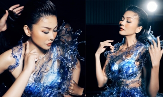 Hôm qua sao làm gì (27/5): Thanh Hằng diện trang phục 10kg làm từ nhựa vụn tái chế