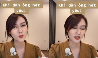 Chia tay Đình Tú, Hương Giang lên mạng tám chuyện 'Khi đàn ông hết yêu'