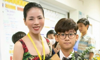 Con trai Lệ Quyên công khai bạn gái ngoại quốc ở tuổi 11