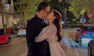 Chồng đại gia khẳng định 'chưa bao giờ cãi thắng vợ', Thu Hoài đăng luôn ảnh hôn môi tình tứ