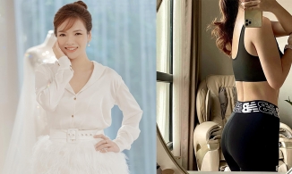 MC Đan Lê khoe đường rãnh lưng quyến rũ ở tuổi U40