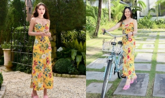 Mẹ Ninh Dương Lan Ngọc U60 diện đồ đôi với con gái, fan phán 'như 2 chị em'