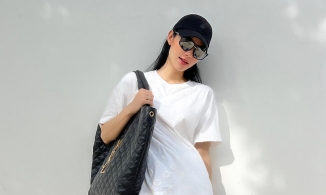 Minh Hằng tất bật rời chỗ làm về nấu cơm tối cho chồng