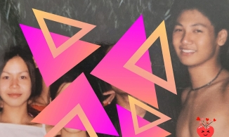 Mạnh Trường khoe ảnh hotboy ngực trần năm 17 tuổi, bà xã xinh đẹp cũng đứng cạnh