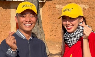 Bất ngờ với số tiền Hoa hậu Thuỳ Tiên tự rút ví làm từ thiện tại châu Phi