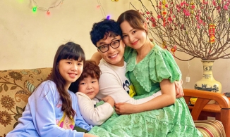 Lan Phương đặc biệt cảm ơn Hồng Đăng sau khi đóng máy Thương ngày nắng về