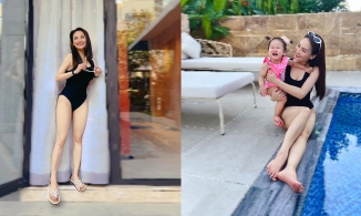 Bảo Thanh tung ảnh đi nghỉ dưỡng, vóc dáng nuột nà như chưa từng qua 2 lần sinh nở
