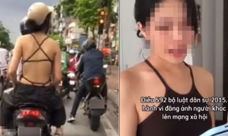 Cô gái mặc 'thiếu vải' ở Xã Đàn đích thân quay clip phản hồi: 'Thích thì mặc'
