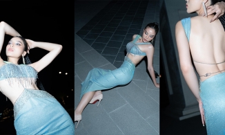 Hoa hậu Kỳ Duyên tạo dáng và đặt máy khó bắt chước khoe đường đua cơ thể