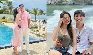 Doãn Hải My xác nhận đang yêu Đoàn Văn Hậu, Bùi Tiến Dũng chúc mừng và hứa sẽ tới lễ cưới đúng giờ