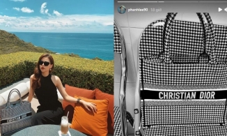 Phanh Lee mua túi hiệu đắt đỏ nhưng nhìn họa tiết chẳng khác gì mặt ghế bình dân